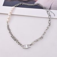 Fashion Multilayer Pearl Stitching Thick Necklace main image 5