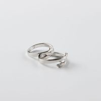 Fashion Geometric Hands Hug Couple Ring Wholesale main image 3