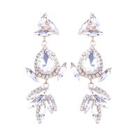 Korean Style Alloy Diamond-studded Geometric Earrings main image 6