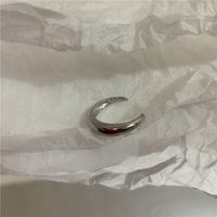 Korean Geometric Silver Metal Ring Wholesale sku image 1