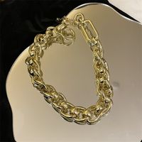 Fashion Thick Chain Ot Buckle Necklace sku image 1