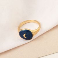 Fashion Contrast Color Stars Moon Ring Wholesale main image 4