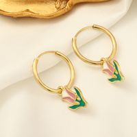 Ig Style Flower Tulip Alloy Women's Rings Bracelets Necklace main image 1