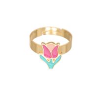 Ig Style Flower Tulip Alloy Women's Rings Bracelets Necklace main image 5