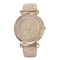 Fashion Starry Sky Glitter Belt Ball Dial Quartz Watch main image 2