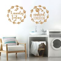 Fashion Golden Round Bedroom Washing Machine Porch Stickers main image 4