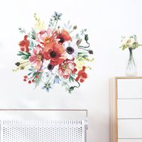 Retro Flower Bedroom Living Room Porch Wall Stickers main image 5