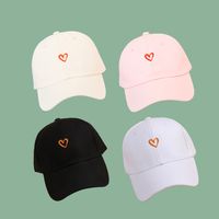 Korean Fashion Love Wide-brimmed Baseball Cap main image 4