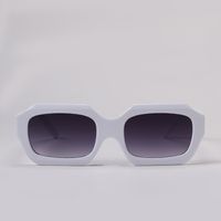 Retro Big Frame Crystal Square Sunglasses main image 6