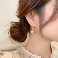 Koreanische Bogenperle Quaste Ohrringe Großhandel main image 6