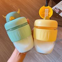 Simple Straw Glass High Temperature Resistant Cup main image 6