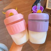 Simple Straw Glass High Temperature Resistant Cup main image 5