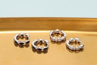 Drop-shaped Colored Diamond Micro-inlaid Zircon Earrings main image 4