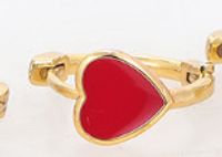 Fashion Heart-shaped Multicolor Oil Drop Earrings Wholesale sku image 2