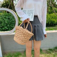 Fashion Portable Straw Woven Bucket Bag main image 5