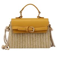 Korean Messenger Bag Straw Woven Fashion Handbag main image 3