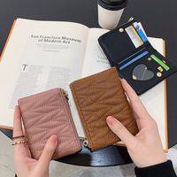 Embroidery Thread Wallet Women's Cute Small Fold Coin Purse main image 3
