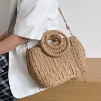 Fashion Straw Portable Basket Bag main image 4