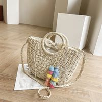 Large Straw Square Bag sku image 3