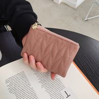 Embroidery Thread Wallet Women's Cute Small Fold Coin Purse sku image 2