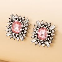 New Fashion Baroque Romantic Diamond Geometric Alloy Earrings main image 5