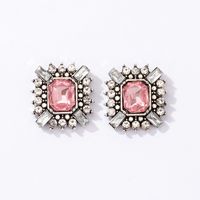 New Fashion Baroque Romantic Diamond Geometric Alloy Earrings main image 7
