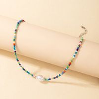 Nouveau Collier De Perles De Riz À La Mode Bohème main image 3