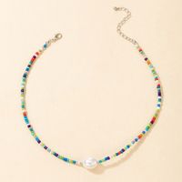 Nouveau Collier De Perles De Riz À La Mode Bohème main image 5