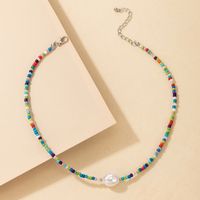 New Bohemian Fashion Pearl Rice Bead Necklace main image 6