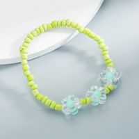 Bracelet Coréen De Fleurs En Perles main image 3