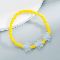 Bracelet Coréen De Fleurs En Perles main image 4