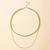 Bohemian Rice Bead Chain Necklace main image 5