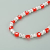 Fashion New Creative Heart-shaped Smiley Face Necklace main image 6