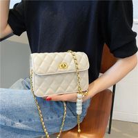 Korean Lingge Chain Small Square Bag main image 1