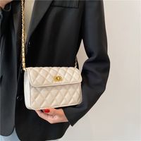 Korean Lingge Chain Small Square Bag main image 6