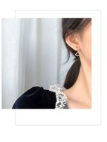 Fashion New Style Fan-shaped Zircon Stud Earrings main image 7