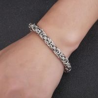 Fashion Retro Woven Titanium Steel Bracelet main image 6