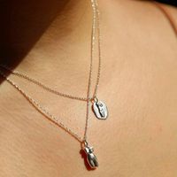 Fashion Human Face Pendant Stainless Steel Necklace main image 6