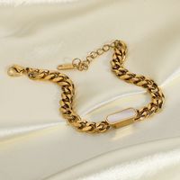 Cuban Retro Gold Plated 18k Vacuum Stainless Steel Bracelet main image 4