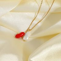 Freshwater Pearl 18k Gold-plated Stainless Steel Pendant Necklace main image 1