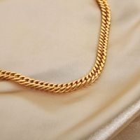 Cuban Fashion 18k Gold-plated Stainless Steel Necklace main image 5