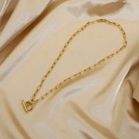 Fashion Leisure Rectangle Vacuum Stainless Steel Necklace main image 4