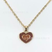 Fashion Double Heart Element Pendant Necklace main image 4
