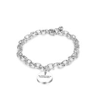 Simple Fashion Round Brand Letter Bracelet sku image 3