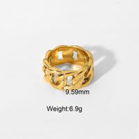 Fashion Twist Stainless Steel Gold Plated sku image 2