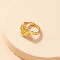 Korean Love Letter Ring Alloy Heart-shaped Rings main image 4