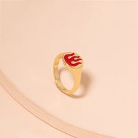 Fashion Flame Ring Women Wholesale Women's Alloy Rings main image 2