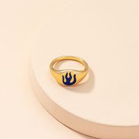Fashion Flame Ring Women Wholesale Women's Alloy Rings main image 3