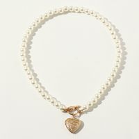 Collier Pendentif Boîte À Perles D&#39;amour Rétro À La Mode main image 3