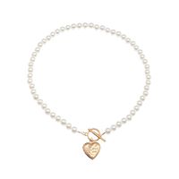 Fashion Retro Pearl Love Box Pendant Necklace main image 6